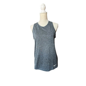 Women's Nike Gray Dri-FIT Tank Top S